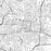 Greensboro North Carolina Map Print in Classic Style Zoomed In Close Up Showing Details