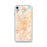 Custom Greensboro North Carolina Map iPhone SE Phone Case in Watercolor