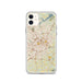 Custom Greensboro North Carolina Map Phone Case in Woodblock