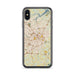 Custom Greensboro North Carolina Map Phone Case in Woodblock