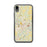 Custom iPhone XR Greensburg Pennsylvania Map Phone Case in Woodblock