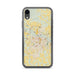 Custom Greenville North Carolina Map Phone Case in Woodblock