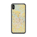 Custom Greenville North Carolina Map Phone Case in Woodblock