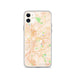 Custom Greenville South Carolina Map Phone Case in Watercolor