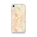Custom Greenville South Carolina Map iPhone SE Phone Case in Watercolor