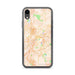 Custom Greenville South Carolina Map Phone Case in Watercolor