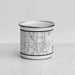 Front View Custom Greenwood Indiana Map Enamel Mug in Classic