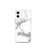Custom iPhone 12 mini Greers Ferry Arkansas Map Phone Case in Classic