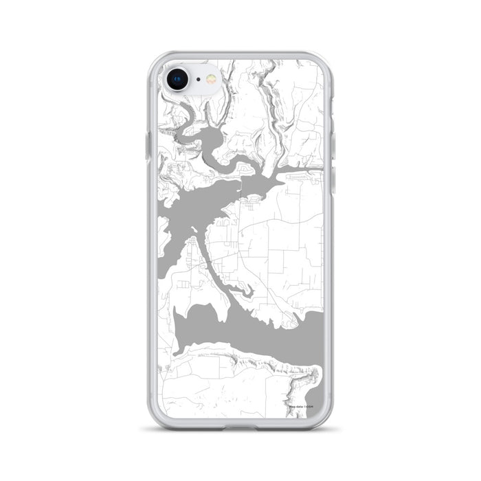 Custom iPhone SE Greers Ferry Arkansas Map Phone Case in Classic