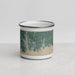Front View Custom Groton Connecticut Map Enamel Mug in Afternoon