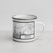 Right View Custom Groton Connecticut Map Enamel Mug in Classic
