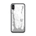 Custom iPhone X/XS Groton Connecticut Map Phone Case in Classic