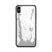 Custom iPhone XS Max Groton Connecticut Map Phone Case in Classic