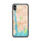 Custom iPhone XS Max Groton Connecticut Map Phone Case in Watercolor