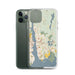 Custom Groton Connecticut Map Phone Case in Woodblock
