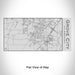 Rendered View of Grove City Ohio Map Engraving on 17oz Stainless Steel Insulated Cola Bottle