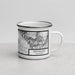 Right View Custom Groveland California Map Enamel Mug in Classic