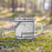 Right View Custom Guadalupe Mountains National Park Map Enamel Mug in Classic on Grass With Trees in Background