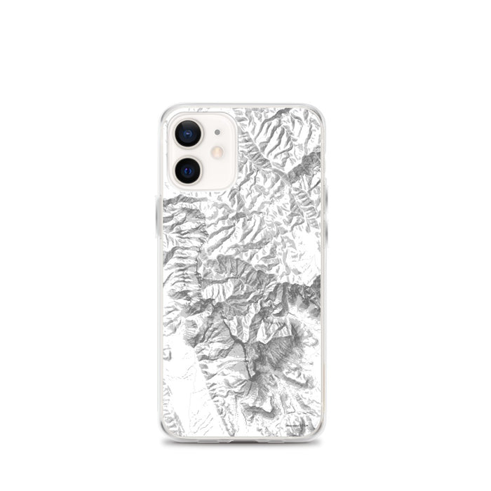 Custom Guadalupe Mountains National Park Map iPhone 12 mini Phone Case in Classic