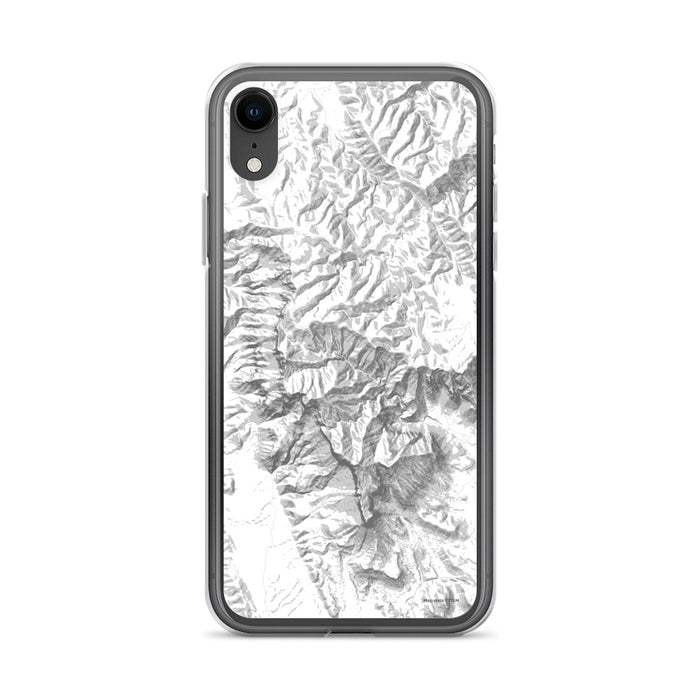 Custom Guadalupe Mountains National Park Map Phone Case in Classic