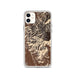 Custom Guadalupe Mountains National Park Map Phone Case in Ember