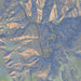 Guadalupe Peak Texas Map Print in Afternoon Style Zoomed In Close Up Showing Details
