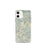 Custom Guerneville California Map iPhone 12 mini Phone Case in Woodblock