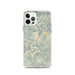 Custom Guerneville California Map iPhone 12 Pro Phone Case in Woodblock