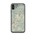 Custom Guerneville California Map Phone Case in Woodblock