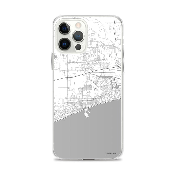 Custom Gulfport Mississippi Map iPhone 12 Pro Max Phone Case in Classic