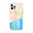 Custom Gulfport Mississippi Map iPhone 12 Pro Max Phone Case in Watercolor