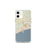 Custom Gulfport Mississippi Map iPhone 12 mini Phone Case in Woodblock