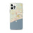 Custom Gulfport Mississippi Map iPhone 12 Pro Max Phone Case in Woodblock