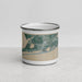 Front View Custom Gulf Shores Alabama Map Enamel Mug in Afternoon