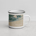 Right View Custom Gulf Shores Alabama Map Enamel Mug in Afternoon