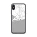 Custom iPhone X/XS Gulf Shores Alabama Map Phone Case in Classic