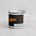 Right View Custom Gulf Shores Alabama Map Enamel Mug in Ember