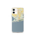 Custom iPhone 12 mini Gulf Shores Alabama Map Phone Case in Woodblock