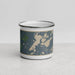 Front View Custom Gull Lake Minnesota Map Enamel Mug in Afternoon
