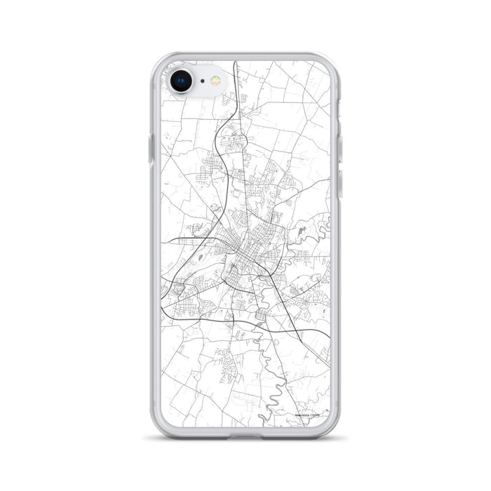 Custom iPhone SE Hagerstown Maryland Map Phone Case in Classic