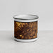 Front View Custom Hagerstown Maryland Map Enamel Mug in Ember