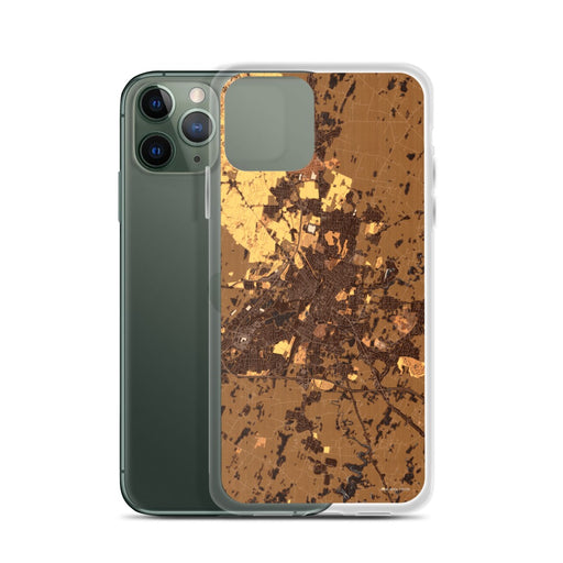 Custom Hagerstown Maryland Map Phone Case in Ember