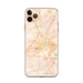 Custom iPhone 11 Pro Max Hagerstown Maryland Map Phone Case in Watercolor