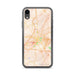 Custom iPhone XR Hagerstown Maryland Map Phone Case in Watercolor