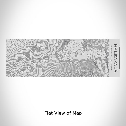 Rendered View of Haleakalā Hawaii Map Engraving on 10oz Stainless Steel Insulated Cup with Sipping Lid