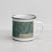 Right View Custom Hamilton New York Map Enamel Mug in Afternoon