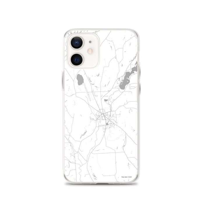Custom Hamilton New York Map iPhone 12 Phone Case in Classic