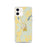 Custom Hamilton New York Map iPhone 12 Phone Case in Woodblock