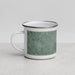 Left View Custom Hamilton Ohio Map Enamel Mug in Afternoon