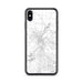 Custom Hamilton Ohio Map Phone Case in Classic